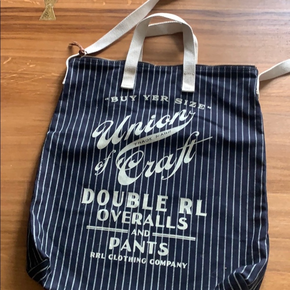 Ralph Lauren RRL cotton canvas tote